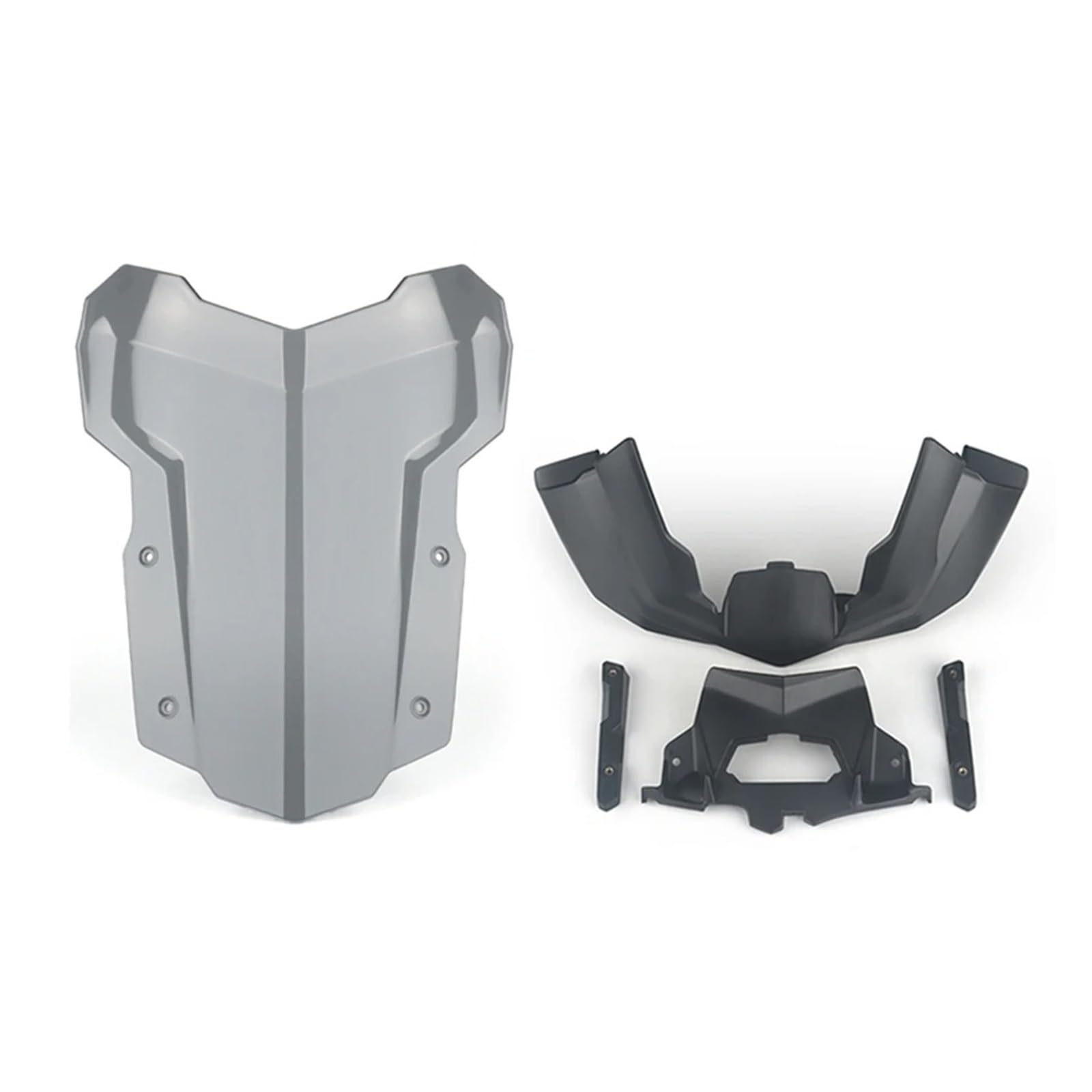 Motorrad Vorderspoiler Für R1200GS R1250GS Für ADV Motorrad Rallye Windschutz Windschutz Windabweiser Spoiler Abdeckung Motorrad Spoiler(Grey) von Amxaqjc