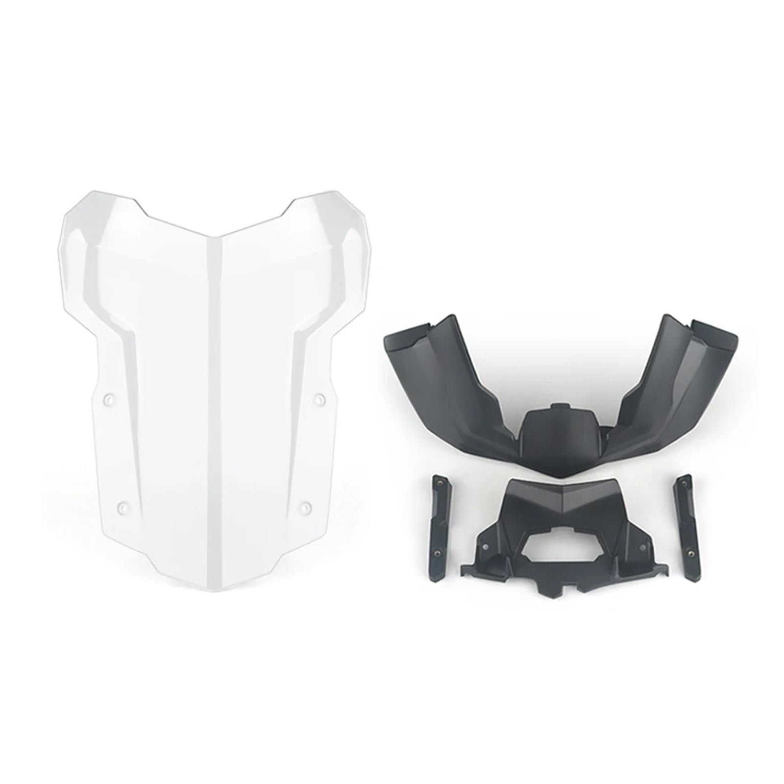 Motorrad Vorderspoiler Für R1200GS R1250GS Für ADV Motorrad Rallye Windschutz Windschutz Windabweiser Spoiler Abdeckung Motorrad Spoiler(Transparent) von Amxaqjc