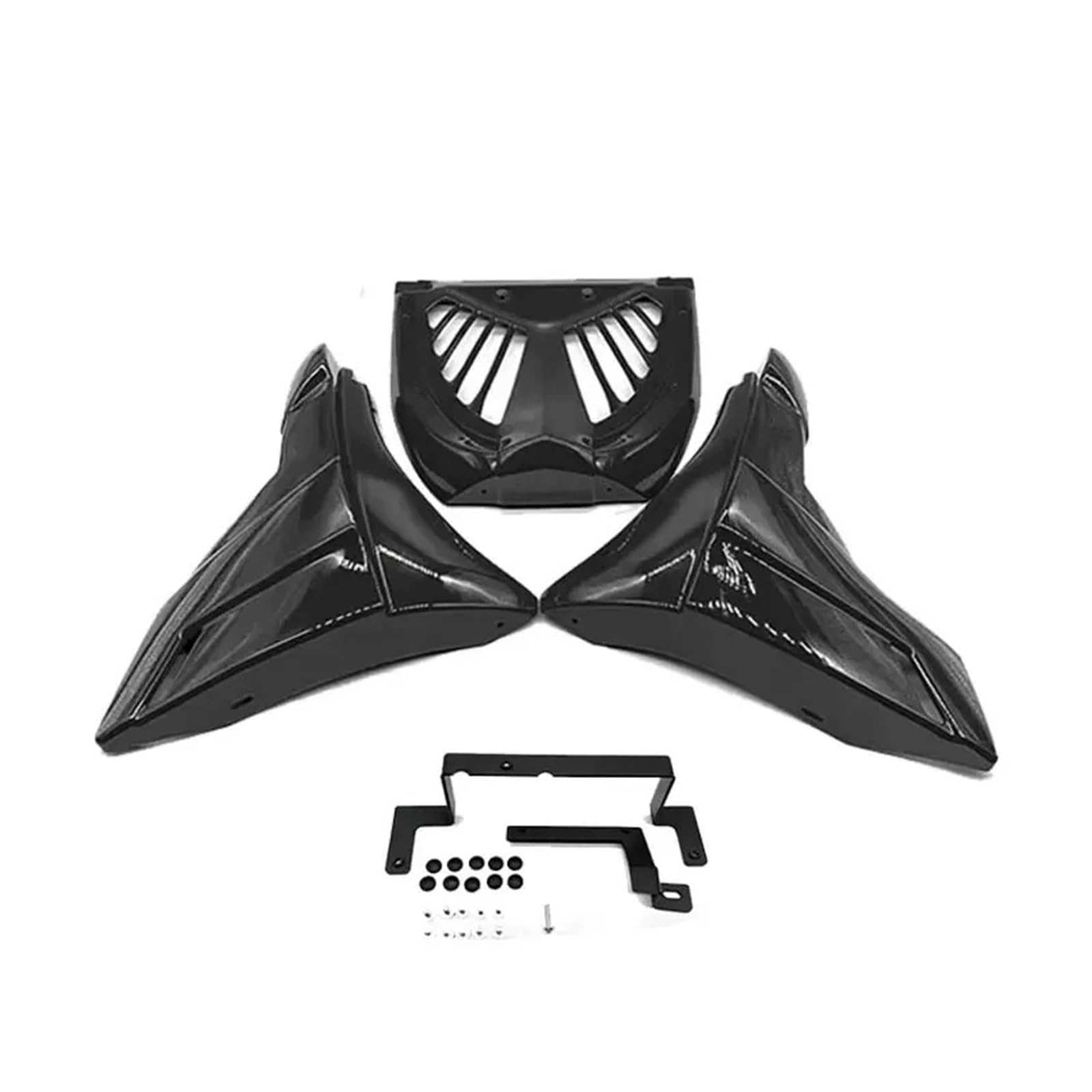 Motorrad Vorderspoiler Für Rebel Für CMX500 2017-2024 Motorrad Bauchwanne Unterer Motorspoiler Verkleidungsschutz Rahmenschutzabdeckungen Motorrad Spoiler(Glossy Black) von Amxaqjc