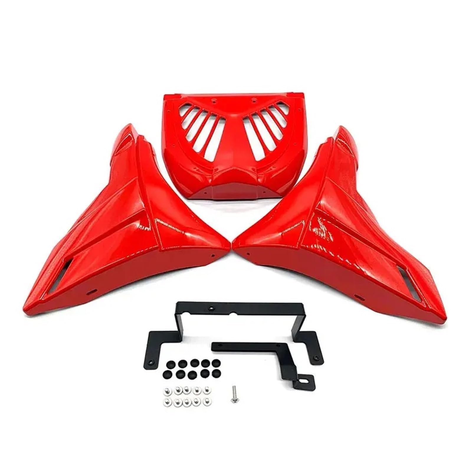 Motorrad Vorderspoiler Für Rebel Für CMX500 2017-2024 Motorrad Bauchwanne Unterer Motorspoiler Verkleidungsschutz Rahmenschutzabdeckungen Motorrad Spoiler(Red) von Amxaqjc