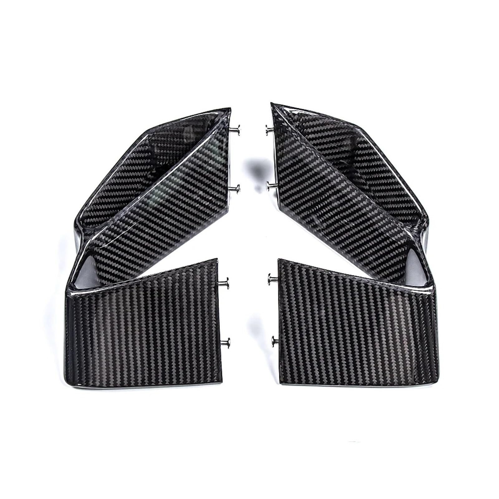 Motorrad Vorderspoiler Für S1000R 2021-2023 Motorrad Aerodynamik Fixed Wing Spoiler Carbon Fiber Winglets Seite Air Deflektor Verkleidung Motorrad Spoiler von Amxaqjc