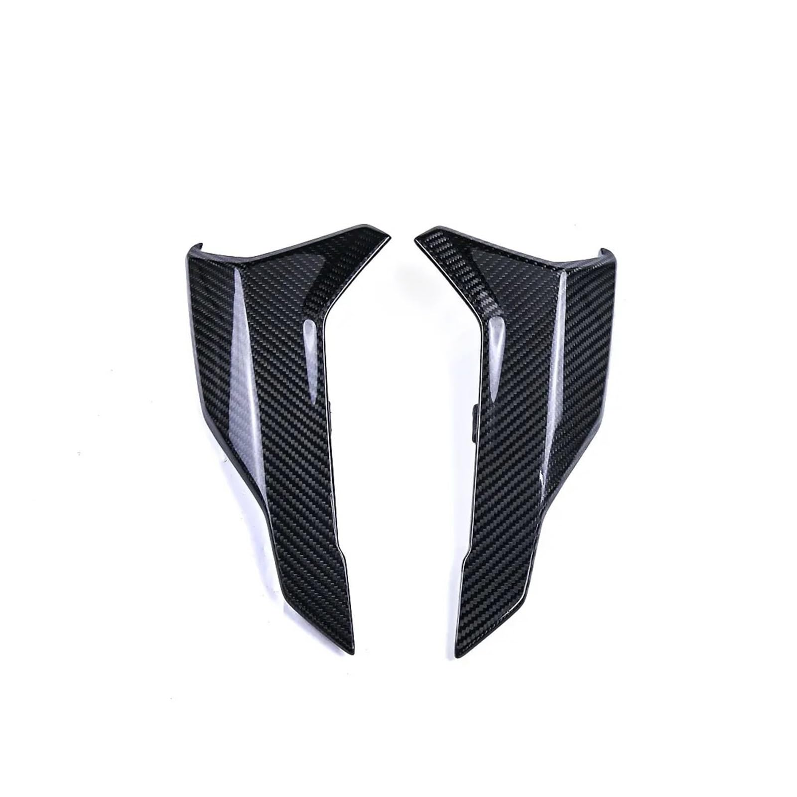 Motorrad Vorderspoiler Für S1000R 2021-2024 Motorrad Spoiler Hinten Schwanz Sitz Seite Panels Verkleidung Platten 3K Reine Trockenen Carbon Faser Motorrad Spoiler(Twill Glossy) von Amxaqjc