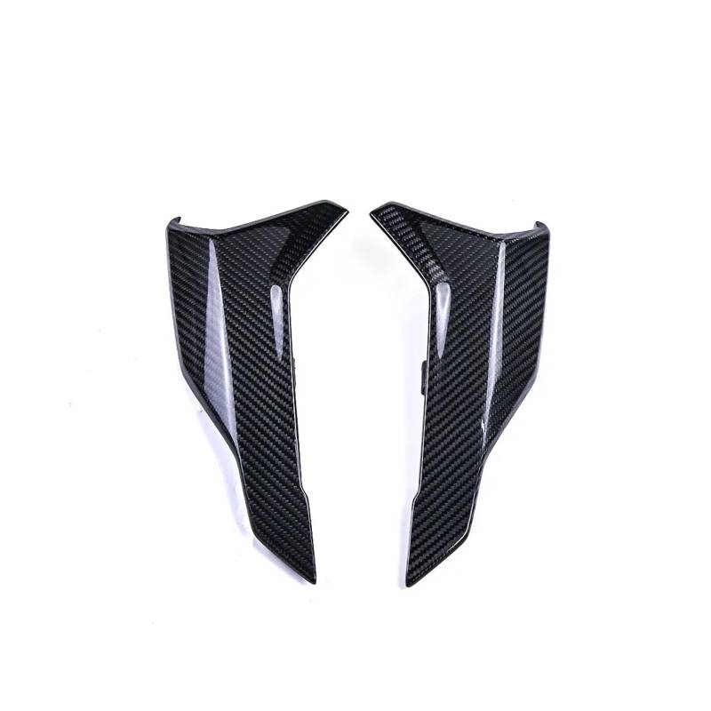 Motorrad Vorderspoiler Für S1000R 2021-2024 Motorrad Spoiler Hinten Schwanz Sitz Seite Panels Verkleidung Platten 3K Reine Trockenen Carbon Faser Motorrad Spoiler(Twill Glossy) von Amxaqjc