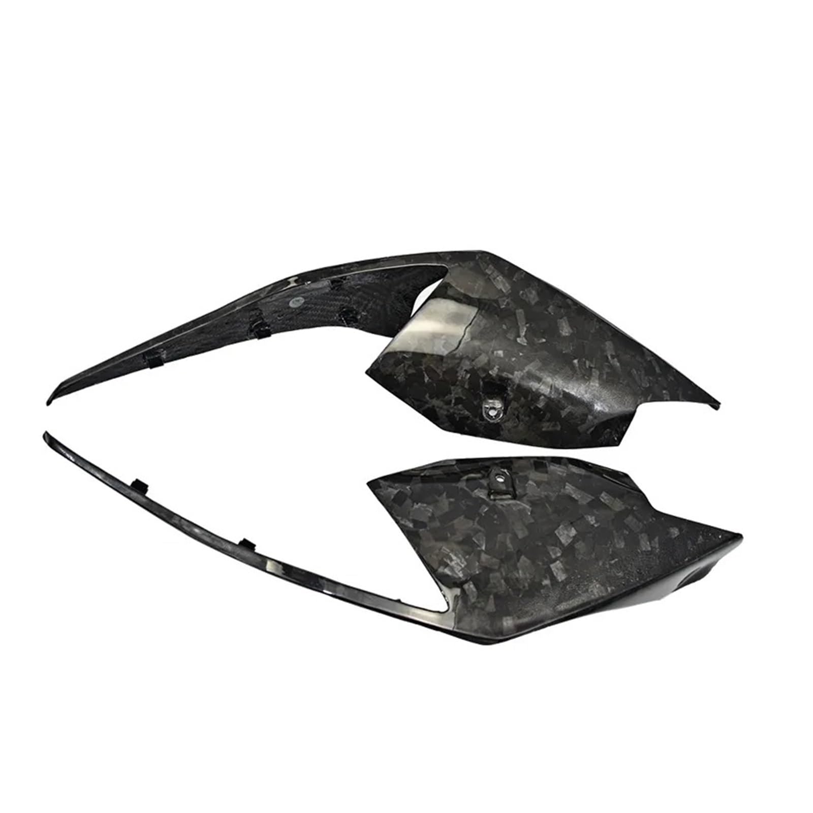 Motorrad Vorderspoiler Für S1000R S1000RR M1000RR 3K Dry Carbon Fibe Hinten Schwanz Seite Panels Verkleidungen Abdeckungen Motorrad Spoiler Motorrad Spoiler(Forged Weave) von Amxaqjc