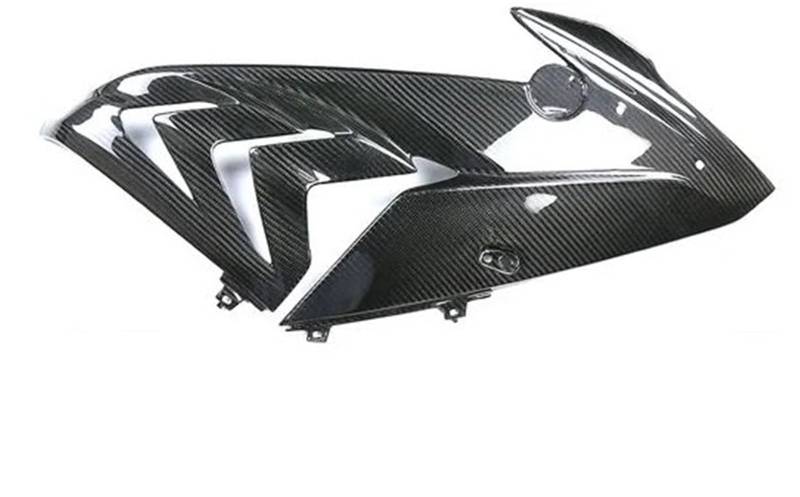 Motorrad Vorderspoiler Für S1000RR 2015 2016 2017 2018 Carbon Fiber Motorrad Front Spoiler Seite Panels Abdeckungen Verkleidung Kit Protector Motorrad Spoiler(Rechts) von Amxaqjc