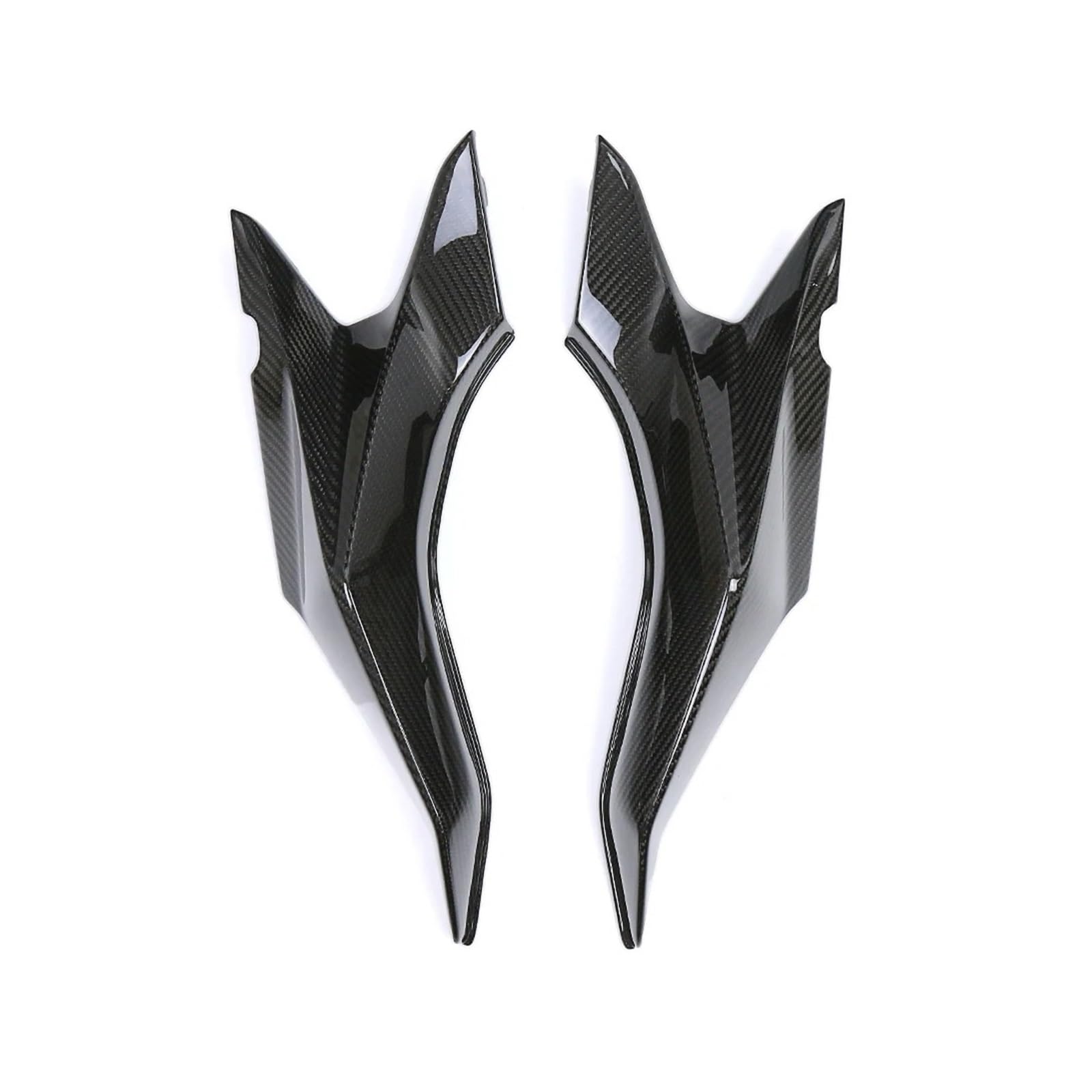 Motorrad Vorderspoiler Für S1000XR 2021-2024 Motorrad Hinten Schwanz Sitz Seite Panels Verkleidung Kit 3K Reinem Trockenen Carbon Fiber Spoiler Motorrad Spoiler von Amxaqjc