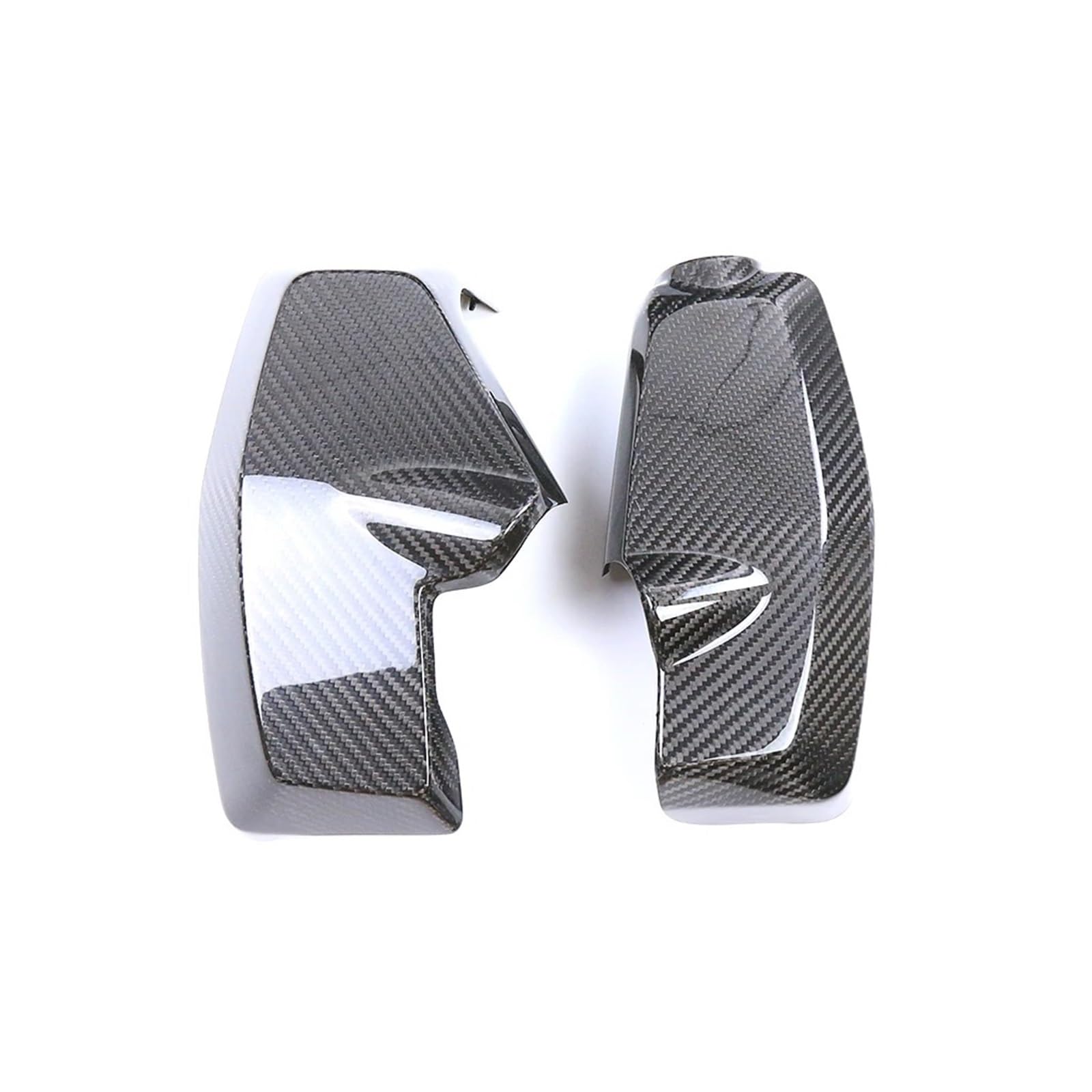 Motorrad Vorderspoiler Für Sportster S 1250 RH 1250S 2021-2023 Motorrad Carbon Fiber Front Kühler Abdeckungen Seite Panels Spoiler Motorrad Spoiler(Twill Weave Glossy) von Amxaqjc