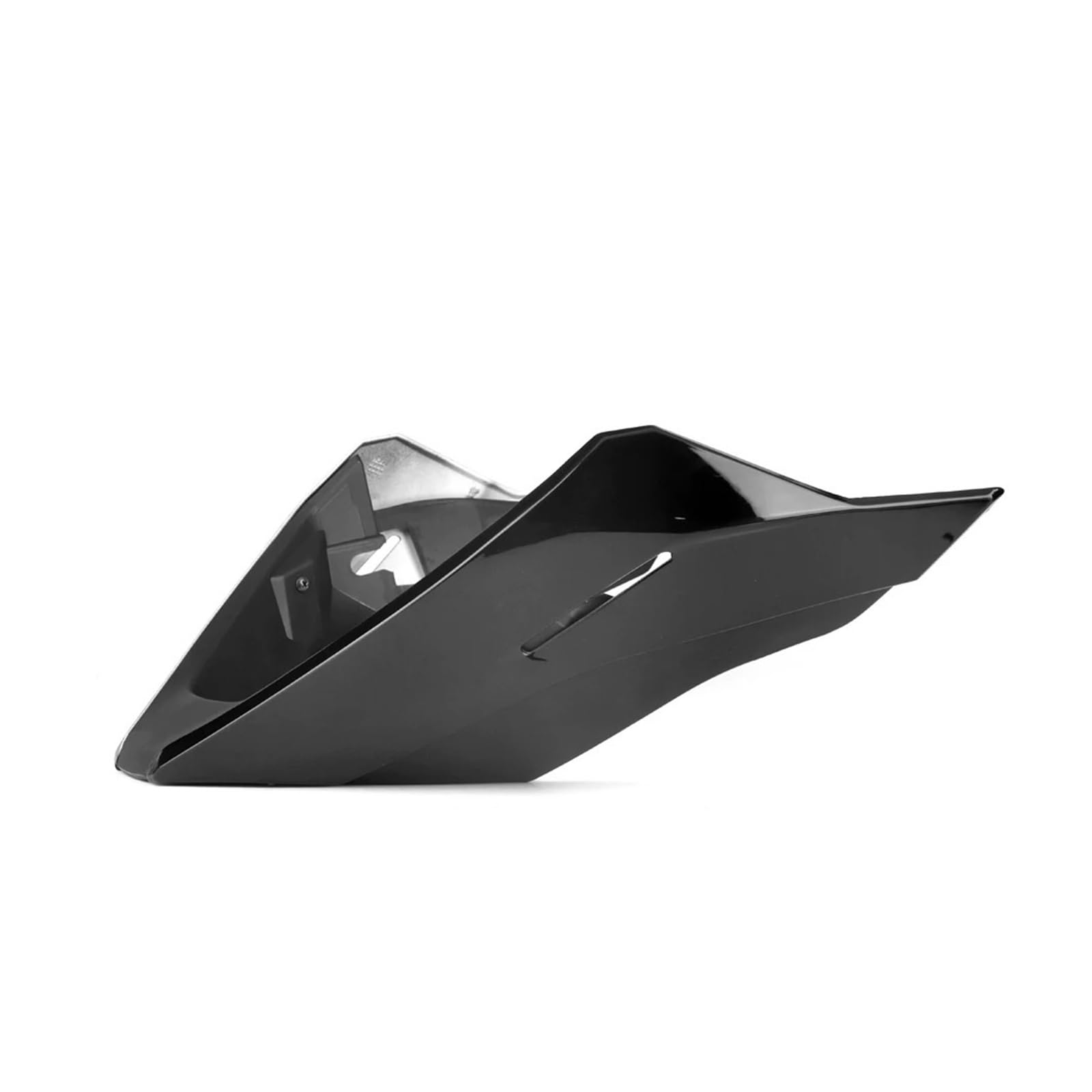 Motorrad Vorderspoiler Für Straße Für Triple 765RS 765R 2023 2024 Motorrad Motor Unteren Spoiler Körper Verkleidung Protector Guard Chassis Schild Motorrad Spoiler(Bright Black) von Amxaqjc