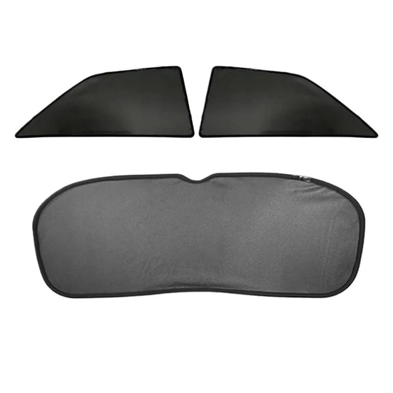 Sonnenschutz Auto Für BYD Für ATTO 3 2022 2023 Für ATTO 3 Für Yuan Plus 2023 Seite Fenster Vorhang Sonnenschutz Magnetische auto Fenster Sonnenschutz Sonnenblende Auto(3PCS REAR BACK) von Amxaqjc
