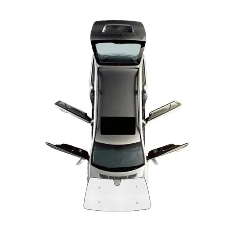 Sonnenschutz Auto Für Benz C Klasse W206 220d 2021 2022 2023 Limousine Hinten Seite Windschutzscheibe Sonne Windows Visier Matten Volle Abdeckung Sonnenschirme Sonnenblende Auto(Front Windshield) von Amxaqjc