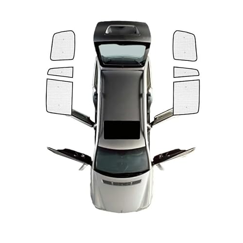 Sonnenschutz Auto Für Benz Für GLB 180 200 250 X247 2020 2021 2022 2023 Front Windows Visier Vorhang Windschutzscheibe Matten Vollständige Abdeckung Sonnenschirme Sonnenblende Auto(Rear Windows) von Amxaqjc