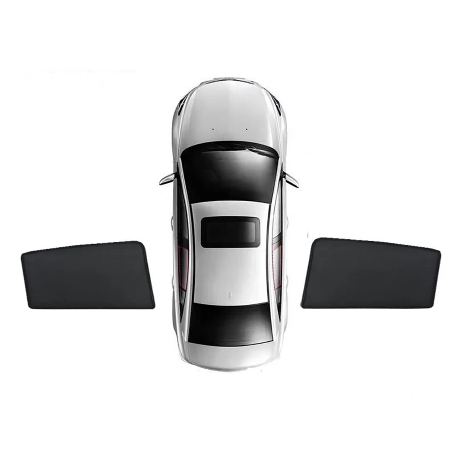 Sonnenschutz Auto Für Changan Für UNI-T 2021 2022 2023 2024 Auto Abdeckung Sonnenschutz Magnetische Fenster Visier Sonne Vorhang Shades Abdeckung Schutz Sonnenblende Auto(2PCS Rear) von Amxaqjc