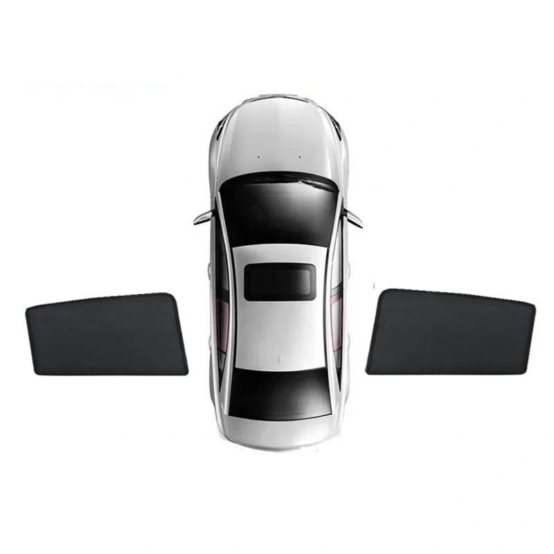 Sonnenschutz Auto Für Changan Für UNI-T 2021 2022 2023 2024 Auto Abdeckung Sonnenschutz Magnetische Fenster Visier Sonne Vorhang Shades Abdeckung Schutz Sonnenblende Auto(2PCS Rear) von Amxaqjc
