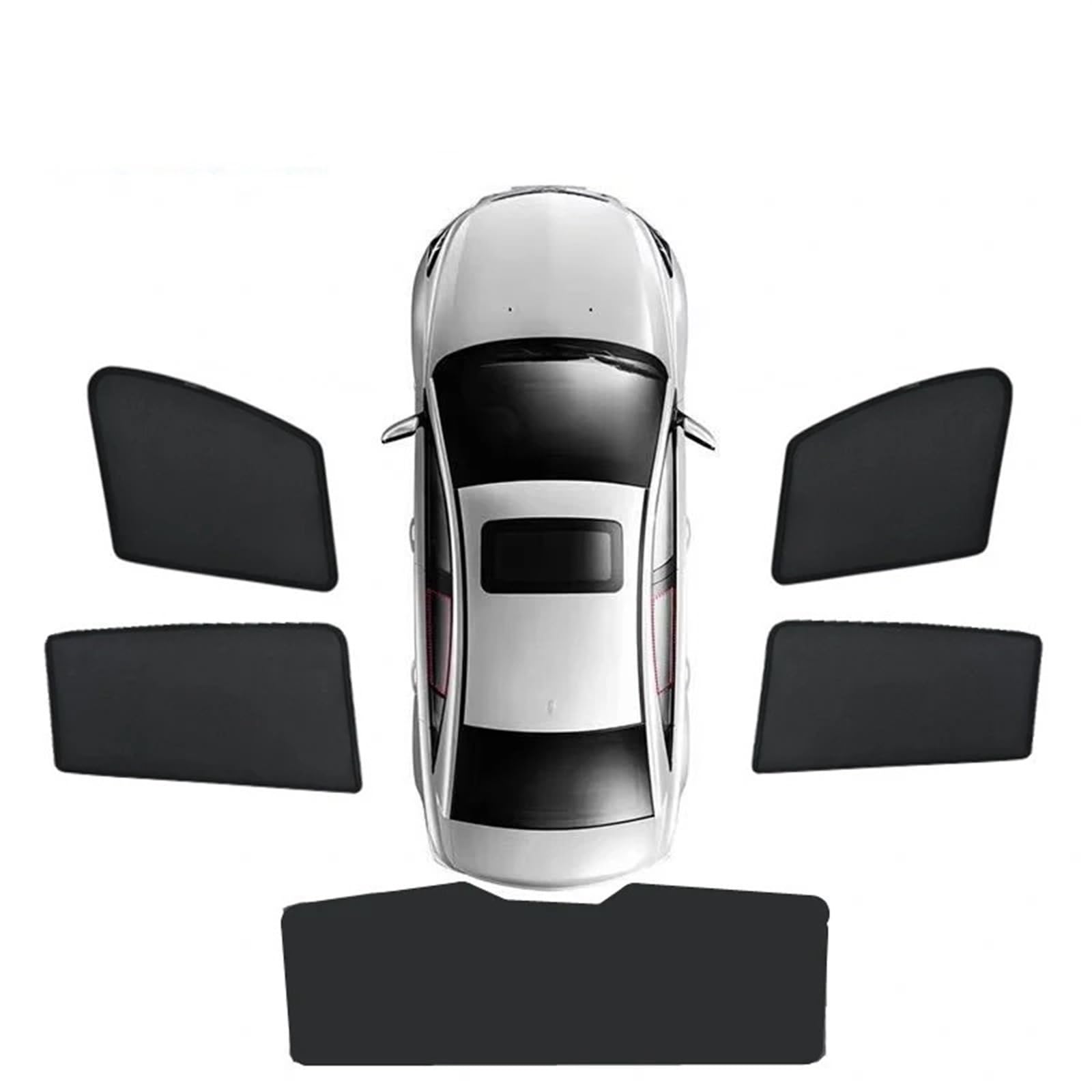Sonnenschutz Auto Für Changan Für UNI-T 2021 2022 2023 2024 Auto Abdeckung Sonnenschutz Magnetische Fenster Visier Sonne Vorhang Shades Abdeckung Schutz Sonnenblende Auto(5PCS Set) von Amxaqjc