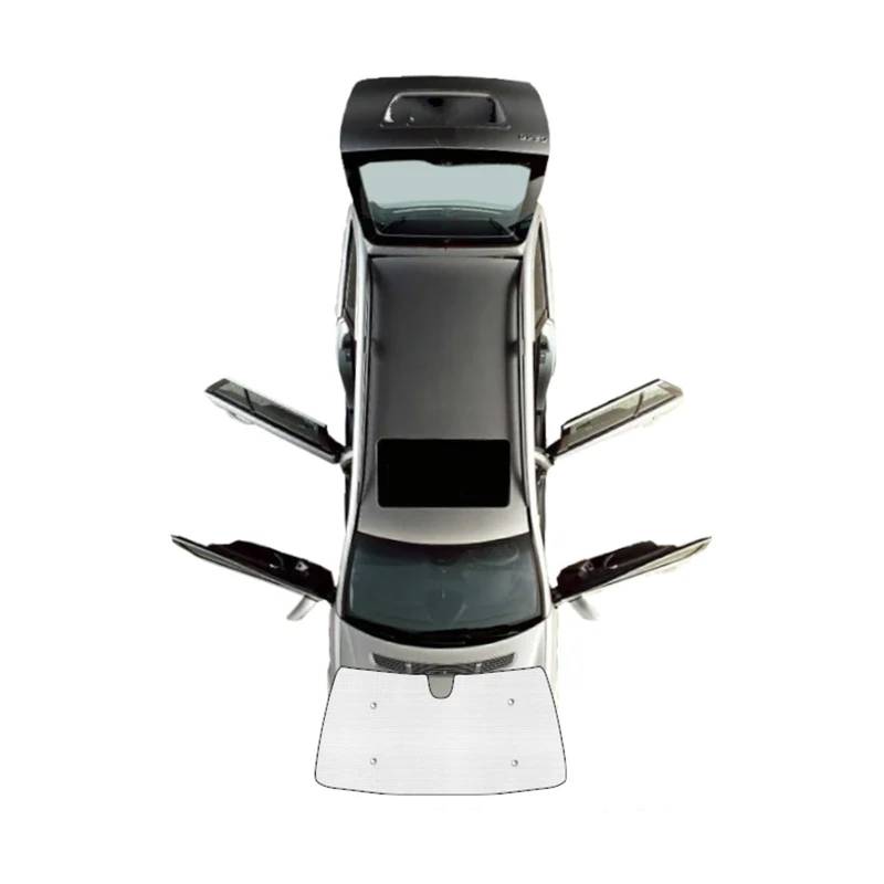 Sonnenschutz Auto Für Civic Mk10 FC FK Limousine 2016 2017 2018 2019 2020 2021 Rückseitenfenster Visiermatte Windschutzscheiben Vorhang Auto Vollabdeckung Sonnenschutz Sonnenblende Auto(Front Windshie von Amxaqjc