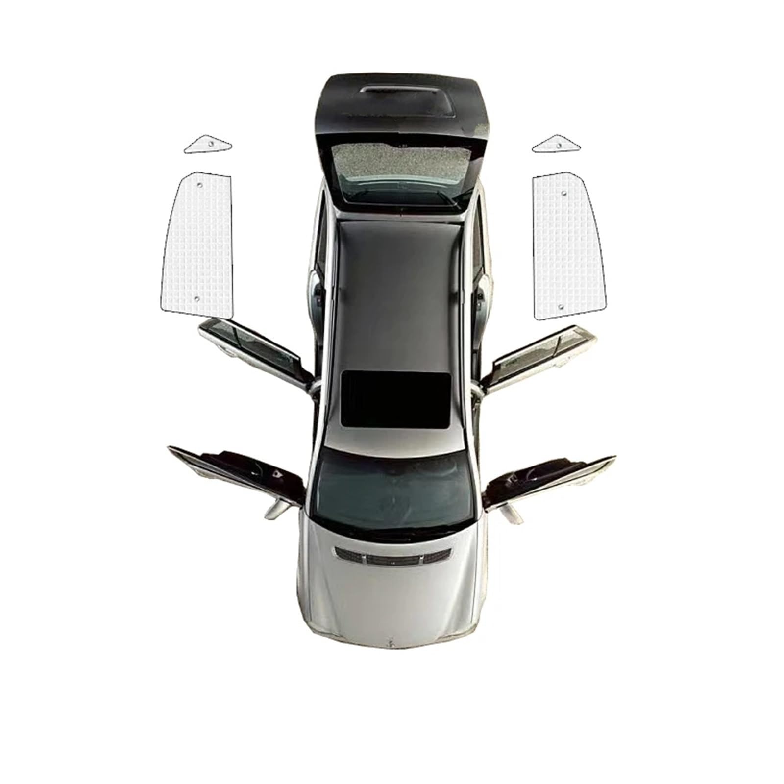 Sonnenschutz Auto Für Geely Für Emgrand L 2022 2023 2024 Auto Sonnenschutz Abdeckung Fenster Visier UV Schutz Sunproof Vorhänge Schatten Windschutzscheibe Sonnenblende Auto(Front Windshield) von Amxaqjc