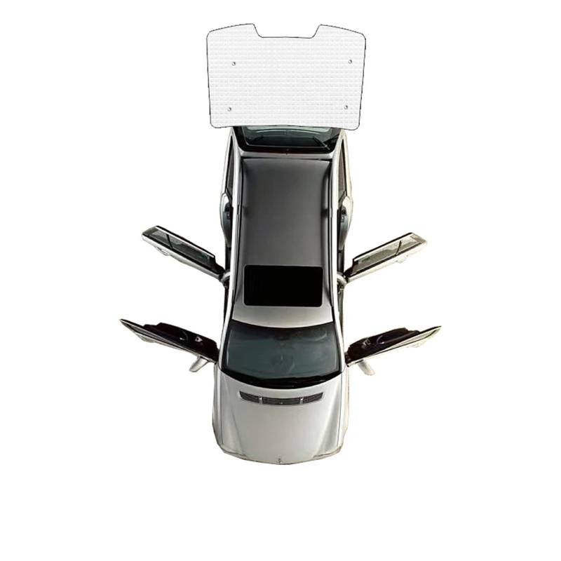 Sonnenschutz Auto Für Geely Für Emgrand L 2022 2023 2024 Auto Sonnenschutz Abdeckung Fenster Visier UV Schutz Sunproof Vorhänge Schatten Windschutzscheibe Sonnenblende Auto(Rear Widow 4pcs) von Amxaqjc