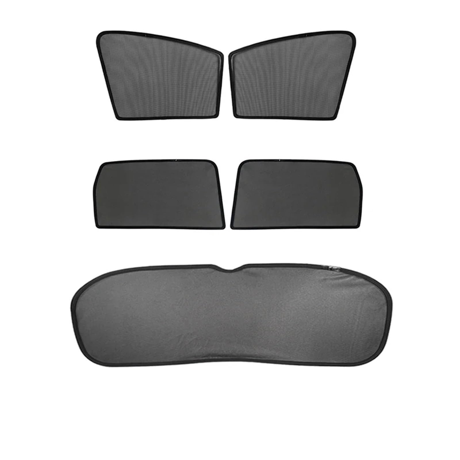 Sonnenschutz Auto Für Haval H6. 2020 2021 Für Haval H6 2023 Magnetische Passagier Auto Sonnenschutz Tür Fenster Vorhang Seite Fenster Sonnenschirm Sonnenblende Auto(5PCS SIDE BACK) von Amxaqjc