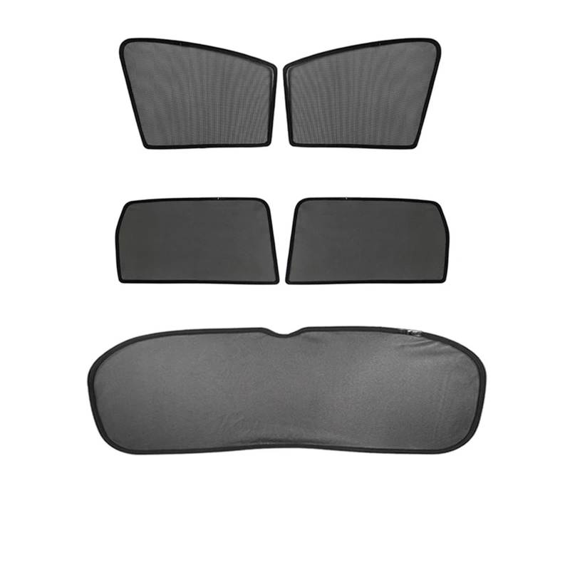 Sonnenschutz Auto Für Haval H6. 2020 2021 Für Haval H6 2023 Magnetische Passagier Auto Sonnenschutz Tür Fenster Vorhang Seite Fenster Sonnenschirm Sonnenblende Auto(5PCS SIDE BACK) von Amxaqjc