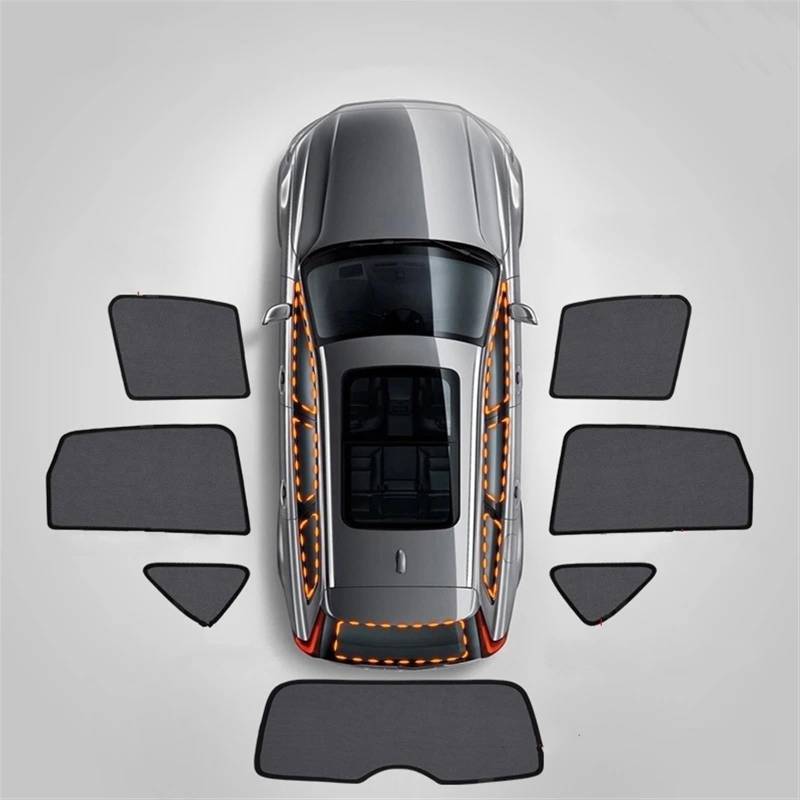 Sonnenschutz Auto Für Hyundai Für Elantra Md Für Avante I35 2010-2016 Auto Fenster Schild Sonnenschutz Windschutzscheibe Hinten Seite Fenster Vorhang Sonnenschutz Visier Sonnenblende Auto(7Pcs Sunshad von Amxaqjc