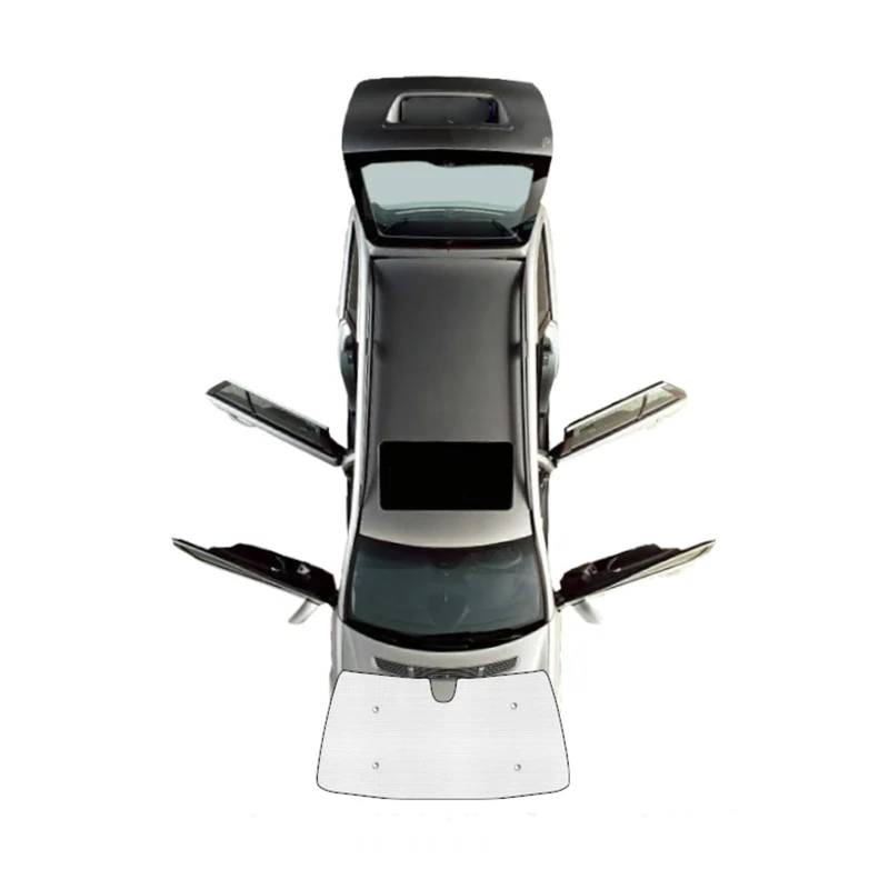 Sonnenschutz Auto Für Kia Für Rio MK3 QB 2011-2017 Limousine Windschutzscheiben Vorhang Hinten Seite Windows Visier Matte Sonne Protecti Volle abdeckung Sonnenschirme Sonnenblende Auto(Front Windshiel von Amxaqjc
