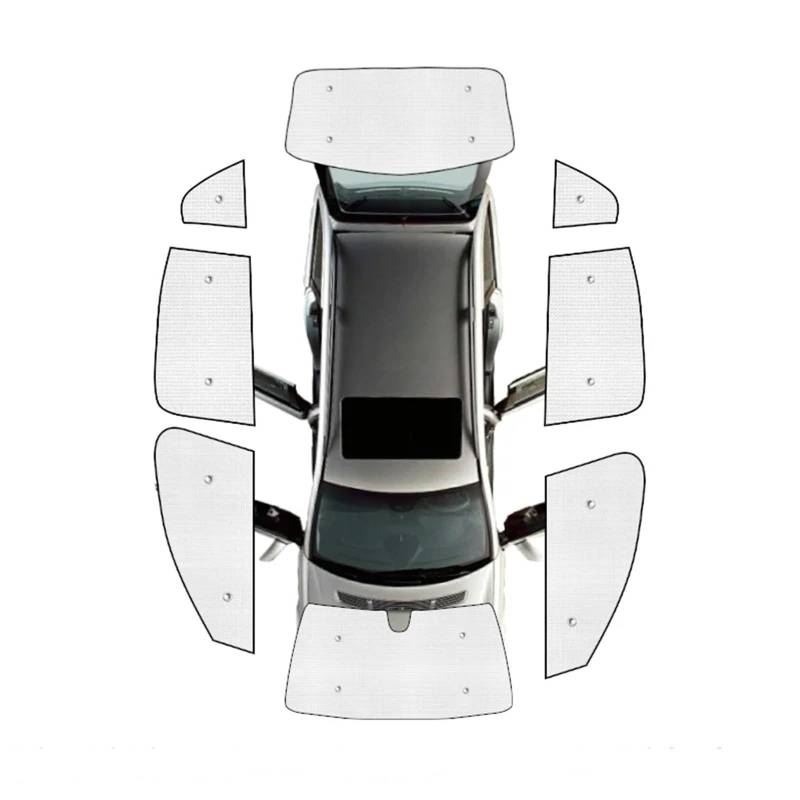 Sonnenschutz Auto Für Kia Für Soul 2 PS 2014-2019 Auto Windows Visier Matte Sonne Protecti Hinten seiten Windschutzscheiben Vorhang Vollständige Abdeckung Sonnenschirme Sonnenblende Auto(All Sunshades von Amxaqjc