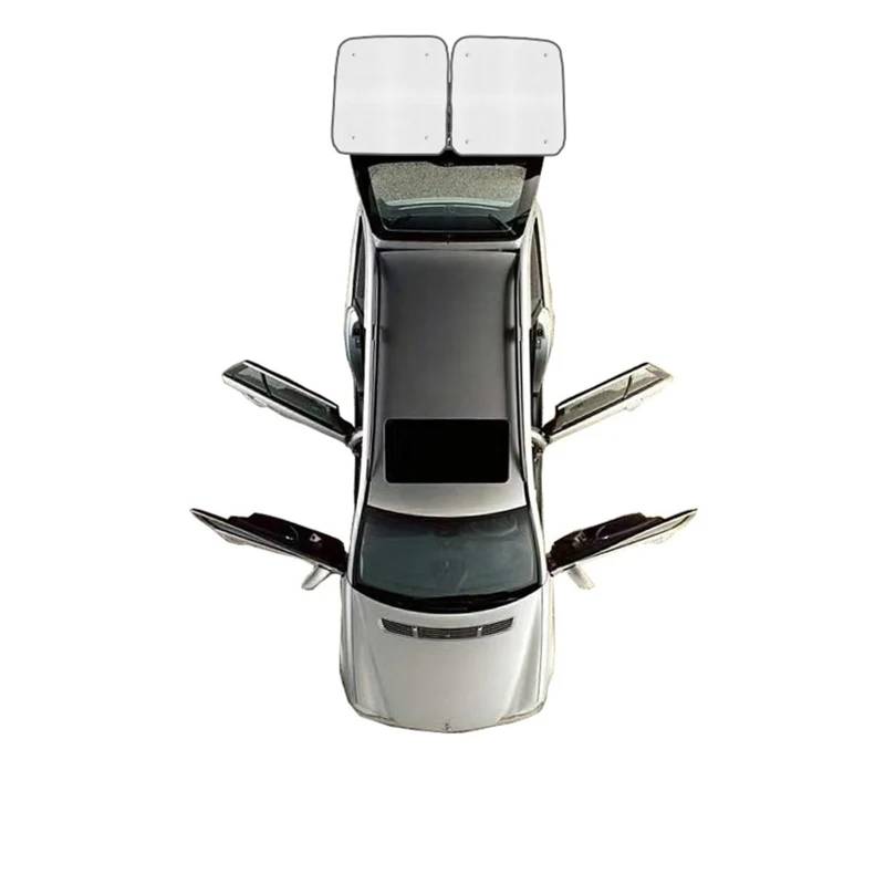 Sonnenschutz Auto Für LDV Für Maxus V80 LD100 Für LWB 2004-2009 Frontscheiben Vorhänge Heckscheiben Sonnenblende Matten Vollständige Abdeckung sonnenschirme Sonnenblende Auto(Rear Windshield 2pcs) von Amxaqjc