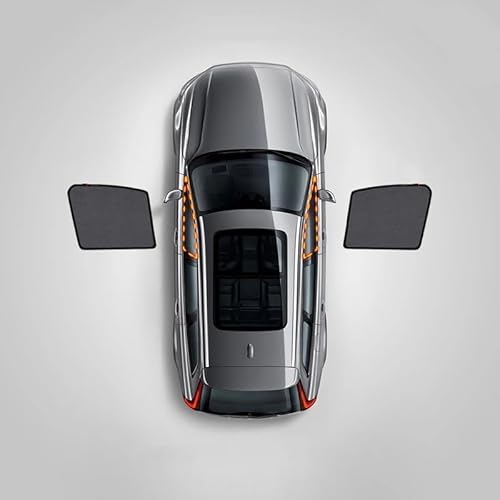 Sonnenschutz Auto Für Mazda 2 Limousine DL Für Demio 2014-2020 Auto Fenster Sonnenschutz Schild Frontscheibe Hinten Seite Vorhang Sonnenschutz Visier Sonnenblende Auto(2PCS Front) von Amxaqjc