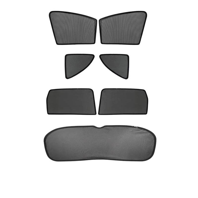 Sonnenschutz Auto Für Nissan Neue Für Xtrail 2021 2022 Für Rogue 2023 Seite Fenster Sonnenschutz Magnetische Auto Windows Sonnenschutz Sonnenblende Auto(7PCS WHOLE SET) von Amxaqjc