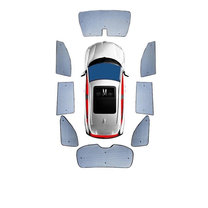 Sonnenschutz Auto Für Peugeot 3008 2021 2022 Frontscheibe Abdeckung Schützen Privatsphäre Zubehör Auto Sonnenschutz UV Schutz Vorhang Sonnenschutz Visier Sonnenblende Auto(Whole Car 1set) von Amxaqjc