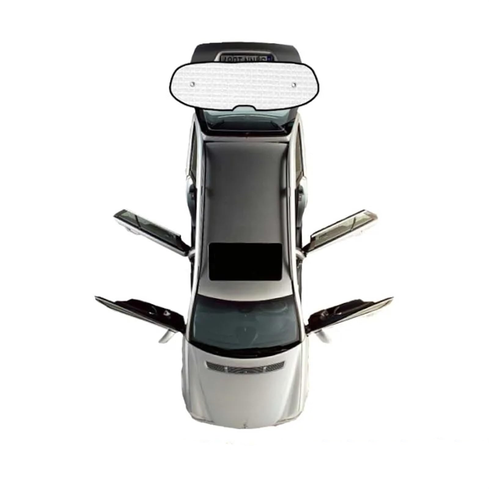 Sonnenschutz Auto Für Peugeot 3008 T8 Mk1 2008-2016 Sonnenschutz Sonnenschutz Windschutzscheiben Abdeckung Sunproof Sonnenschirm Auto Fenster Visier Sonnenblende Auto(Rear Windshield) von Amxaqjc