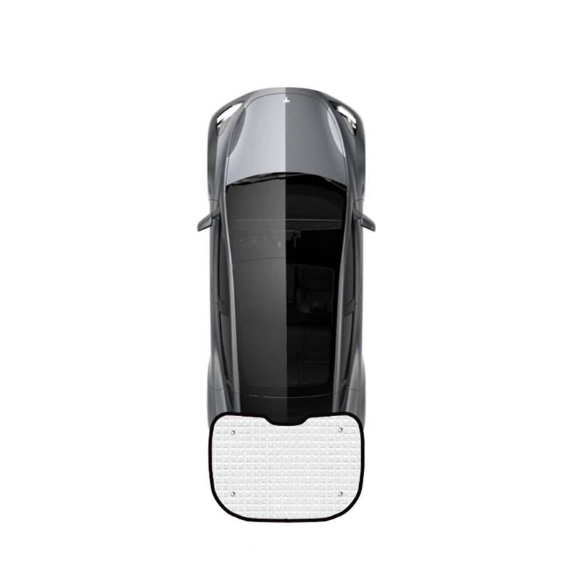 Sonnenschutz Auto Für Tesla Für Modell 3 2017-2024 Auto Front Windows Sonne Protecti Visier Matte Heckscheibe Vorhang Vollständige Abdeckung Sonnenschirme Sonnenblende Auto(Rear Windshield) von Amxaqjc
