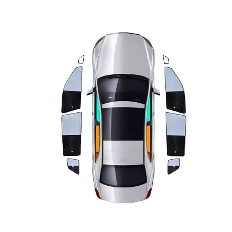 Sonnenschutz Auto Für Toyota Für Corolla E210 Touring Sport 2019-2024 Schiebedach Seite Windows Windschutzscheibe Abdeckung Vorhang Abdeckung Sonnenschirme Sonnenblende Auto(4 doors) von Amxaqjc