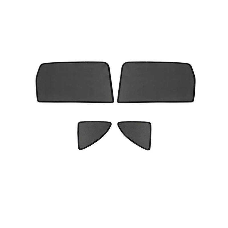Sonnenschutz Auto Q3 2013 2014 2015 2016 2017 2018 Magnetische Seite Fenster Sonnenschutz Sonnenschutz Auto Seite Tür Fenster Vorhang MESH Sonnenblende Auto(4PCS REAR TRIANGLE) von Amxaqjc