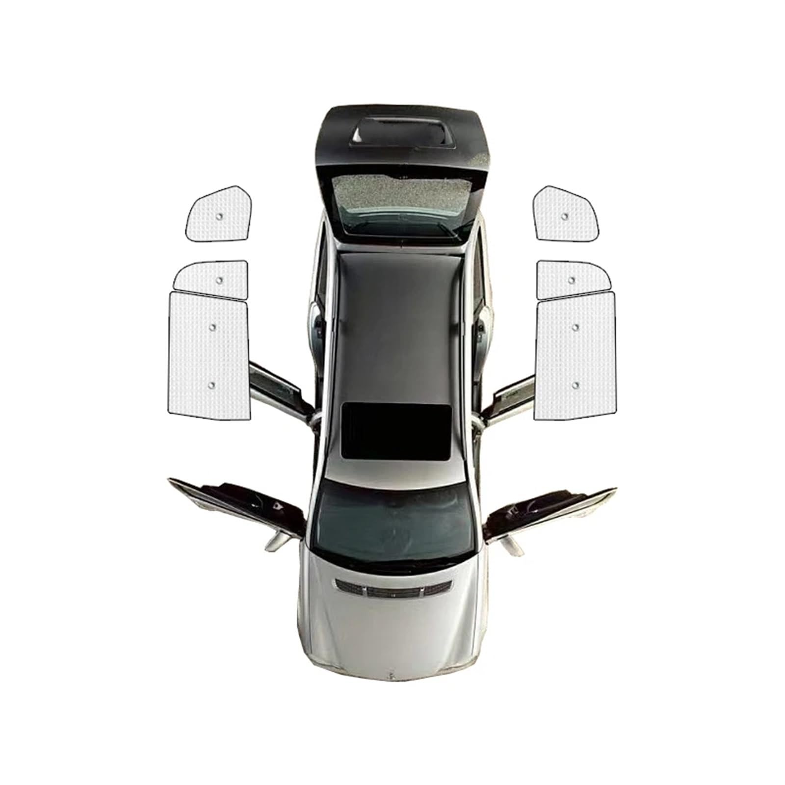 Sonnenschutz Auto X7 G07 Für XDrive40i 2019 2020 2021 2022 2023 Auto Sonnenschutz Fenster Sonnenblenden Abdeckung Sunproof Schatten UV Schutz Sonnenblende Auto(Rear Widow 6pcs) von Amxaqjc