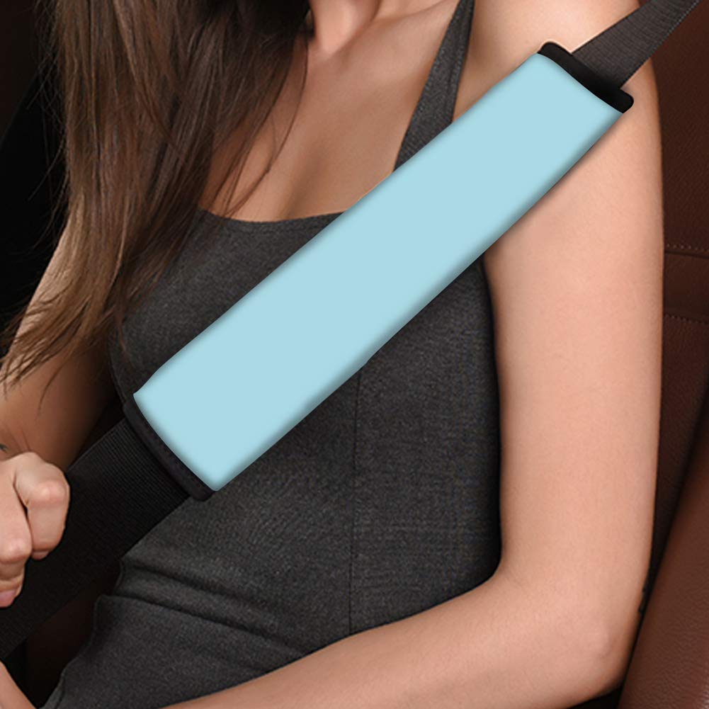 Amzbeauty Sicherheitsgurtpolster für Auto, einfarbig, hellblau, passend für die meisten PKW, SUV, Flugzeug Amzbeauty Sicherheitsgurtpolster für Auto, einfarbig, hellblau, passend für die meisten PKW, SUV, Flugzeug von Amzbeauty