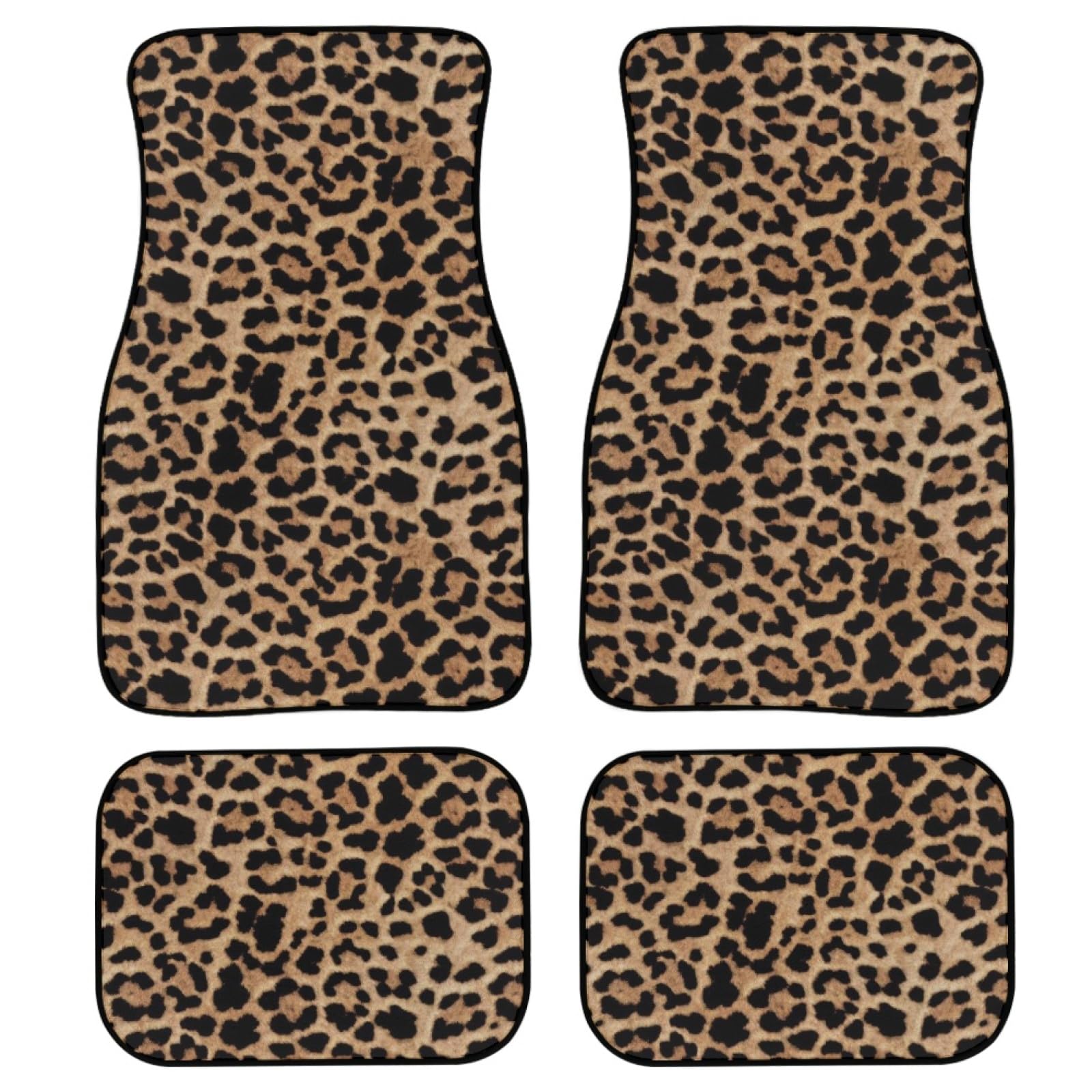 Leopard Auto & Auto Fußmatten Damen Herren 4-teiliges komplettes Set Allwetter Universal Vorne & Hinten Auto Bodenmatte Fit für SUV Limousine LKW Van Leopard Auto & Auto Fußmatten Damen Herren 4-teiliges komplettes Set Allwetter Universal Vorne & Hinten Auto Bodenmatte Fit für SUV Limousine LKW Van von Amzbeauty