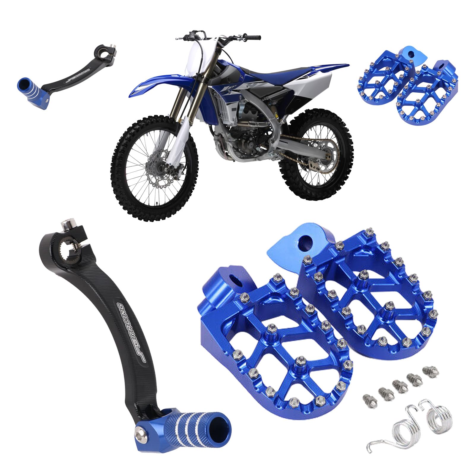 AnXin Motorrad-Fußstütze + Schalthebel CNC für YZ250F YZ450F YZ250FX YZ450FX WR450F Motocross von AnXin