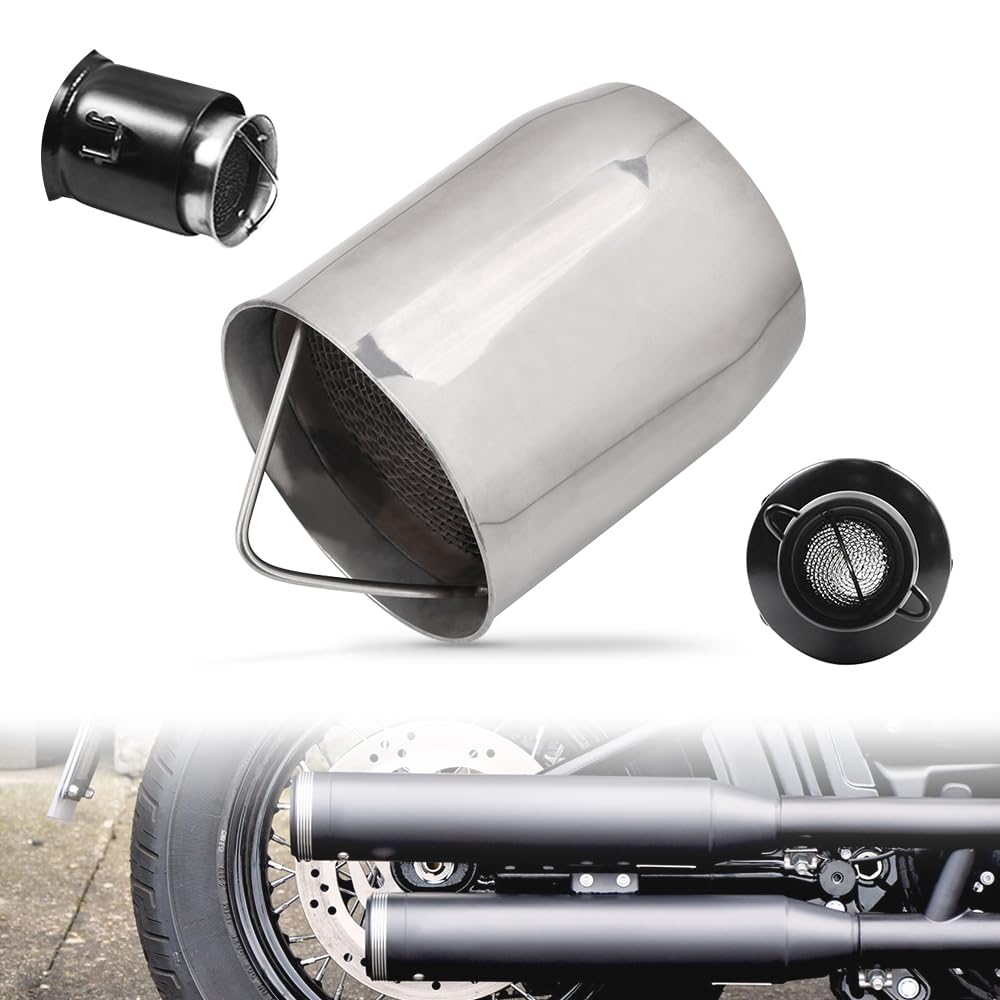 AnXin Motorrad Schalldämpfer 60mm Auspuff Schalldämpfer DB Killer 60mm Universal Removable Noise Eliminator AnXin Motorrad Schalldämpfer 60mm Auspuff Schalldämpfer DB Killer 60mm Universal Removable Noise Eliminator von AnXin