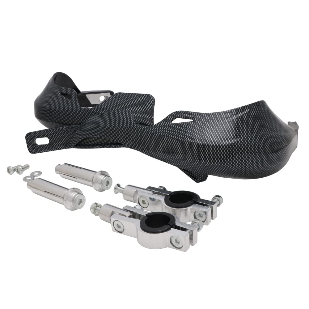 Anxin Dirt Bike Handschutz, Kohlefaser, Motorrad-Handprotektoren – 7/8 Zoll 22 mm und 1 1/8 Zoll 28 mm mit Universal-Montagesets für Sur Ron MX Motocross Supermoto Racing ATV Quad Street Fighter Anxin Dirt Bike Handschutz, Kohlefaser, Motorrad-Handprotektoren – 7/8 Zoll 22 mm und 1 1/8 Zoll 28 mm mit Universal-Montagesets für Sur Ron MX Motocross Supermoto Racing ATV Quad Street Fighter von AnXin