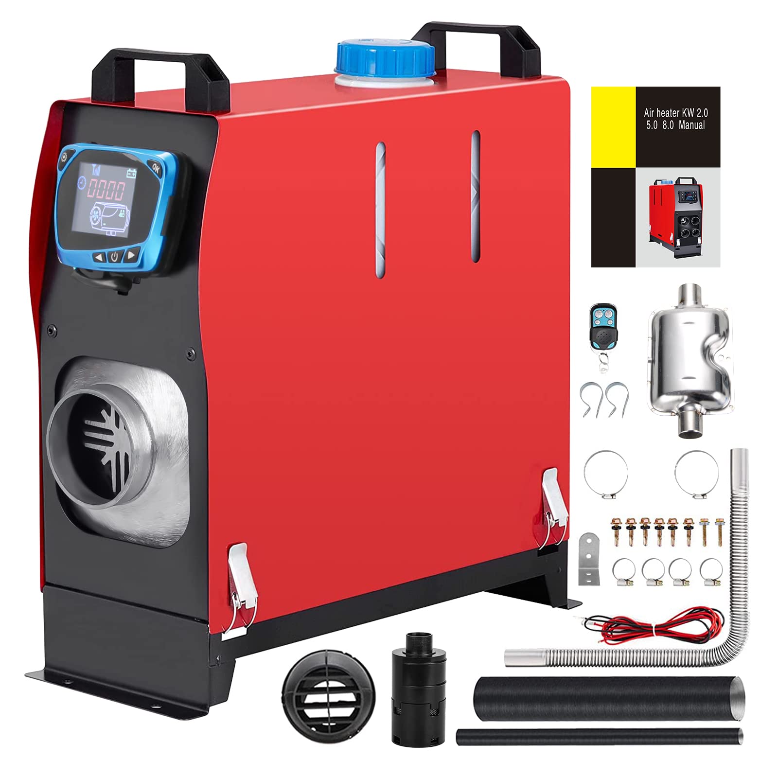 Anbull Standheizung Diesel 8kw, Ganzmetallbrennkammer 12V Diesel Luftheizung Kraftstoff Auto Heizung Lufterhitzer Dieselheizung mit Fernbedienung LCD Monitor für RV, Boote Anbull Standheizung Diesel 8kw, Ganzmetallbrennkammer 12V Diesel Luftheizung Kraftstoff Auto Heizung Lufterhitzer Dieselheizung mit Fernbedienung LCD Monitor für RV, Boote von Anbull