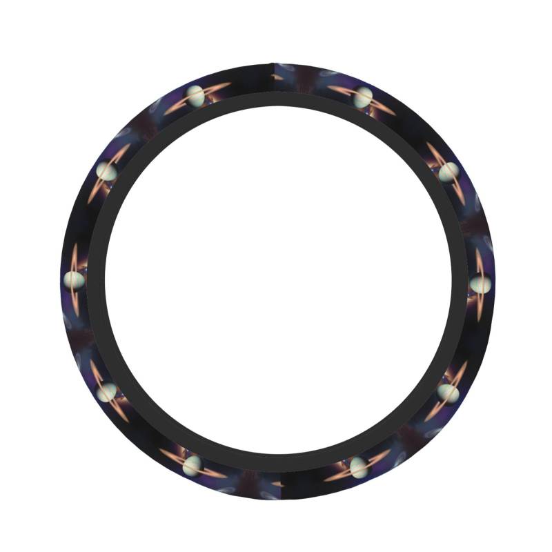 Dicker, elastischer Lenkradbezug „Cosmic Saturn von Anceky