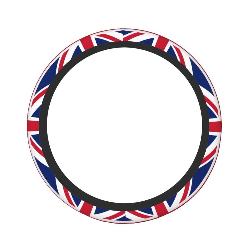 Dicker, elastischer Lenkradbezug mit britischer Flagge von Anceky