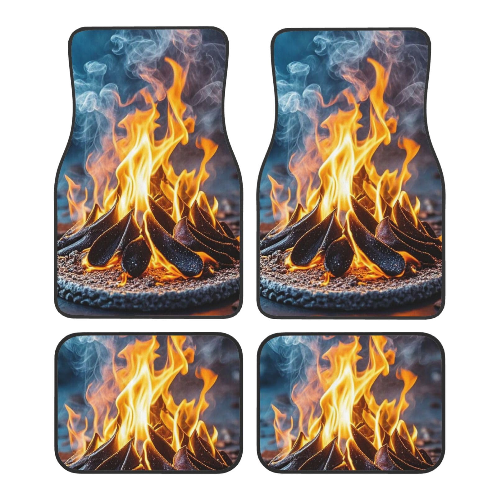 Fire FlameAutofußmatten 4-teilig Universal Autofußmatten Fire FlameAutomatten-Set Gummifußmatten für Autos rutschfeste Autofußpolster Autoteppichdekor Fersenpolster für die meisten Fahrzeuge Fire FlameAutofußmatten 4-teilig Universal Autofußmatten Fire FlameAutomatten-Set Gummifußmatten für Autos rutschfeste Autofußpolster Autoteppichdekor Fersenpolster für die meisten Fahrzeuge von Anceky
