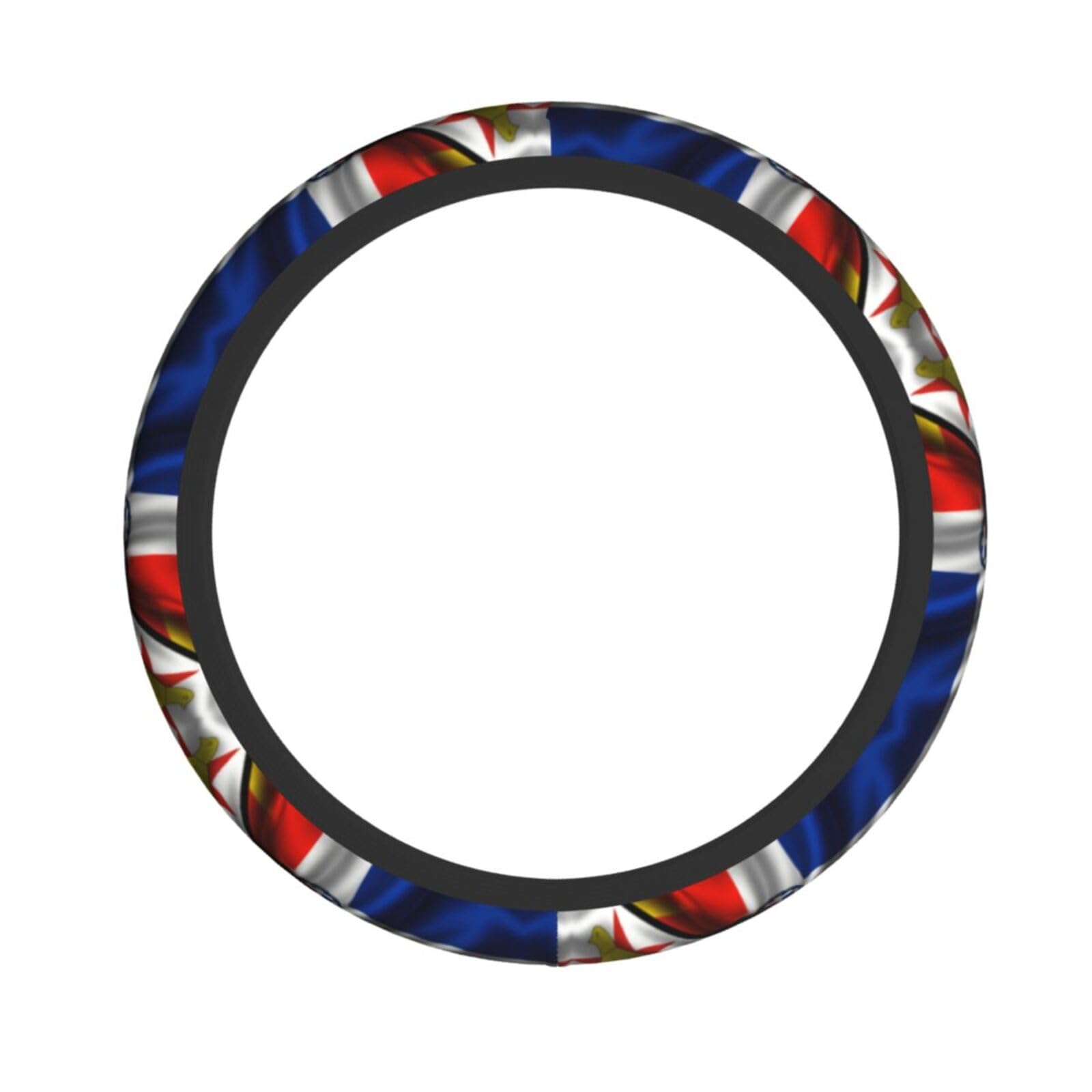 Lenkradbezug mit Flagge der Dominikanischen Republik, Simbabwe-Flagge, Schutzbezug, atmungsaktiv, universell passend für die meisten Autos Lenkradbezug mit Flagge der Dominikanischen Republik, Simbabwe-Flagge, Schutzbezug, atmungsaktiv, universell passend für die meisten Autos von Anceky