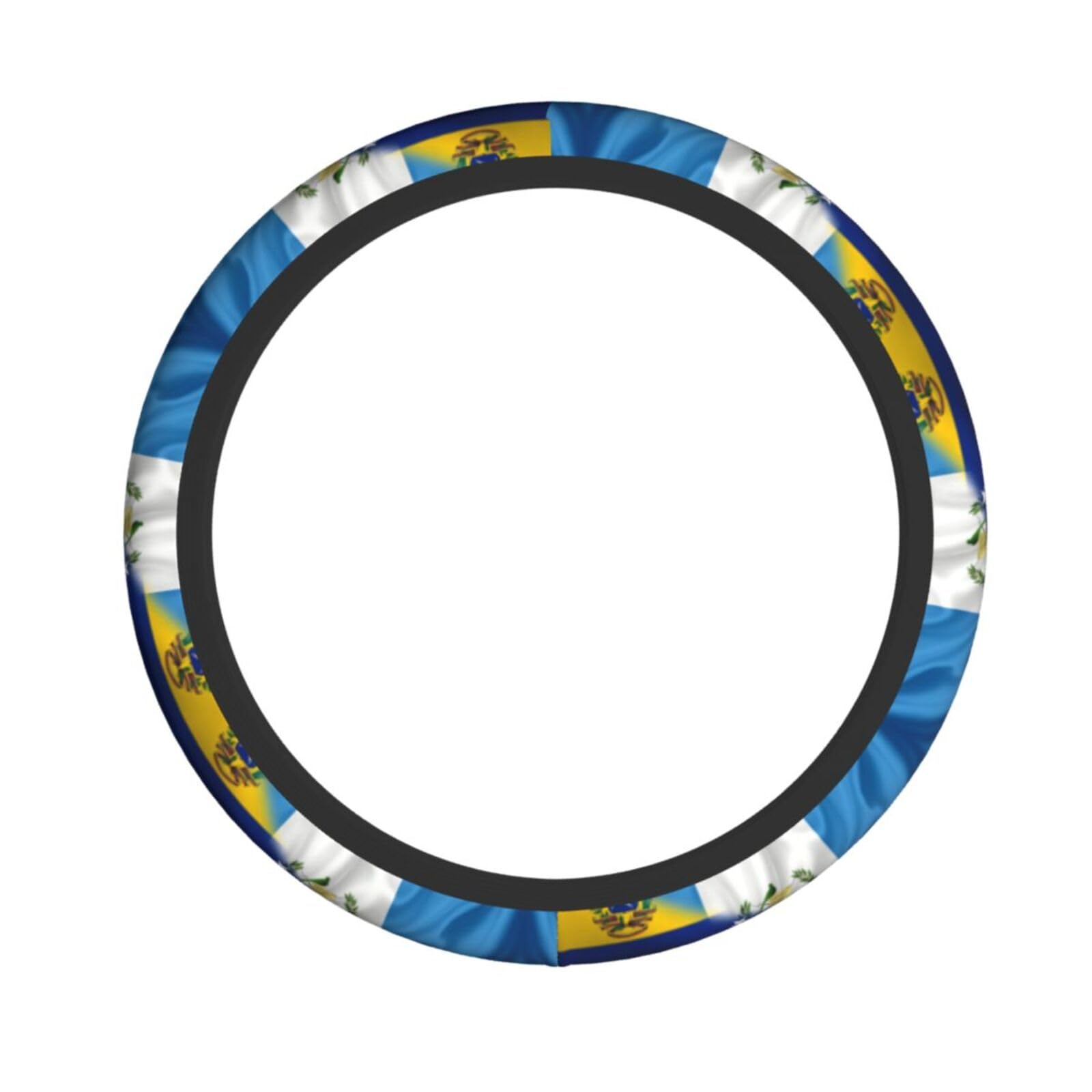 Lenkradbezug mit guatemaltekischer Flagge und Venezuela-Flagge, Schutzbezug, atmungsaktiv, universell geeignet für die meisten Autos Lenkradbezug mit guatemaltekischer Flagge und Venezuela-Flagge, Schutzbezug, atmungsaktiv, universell geeignet für die meisten Autos von Anceky