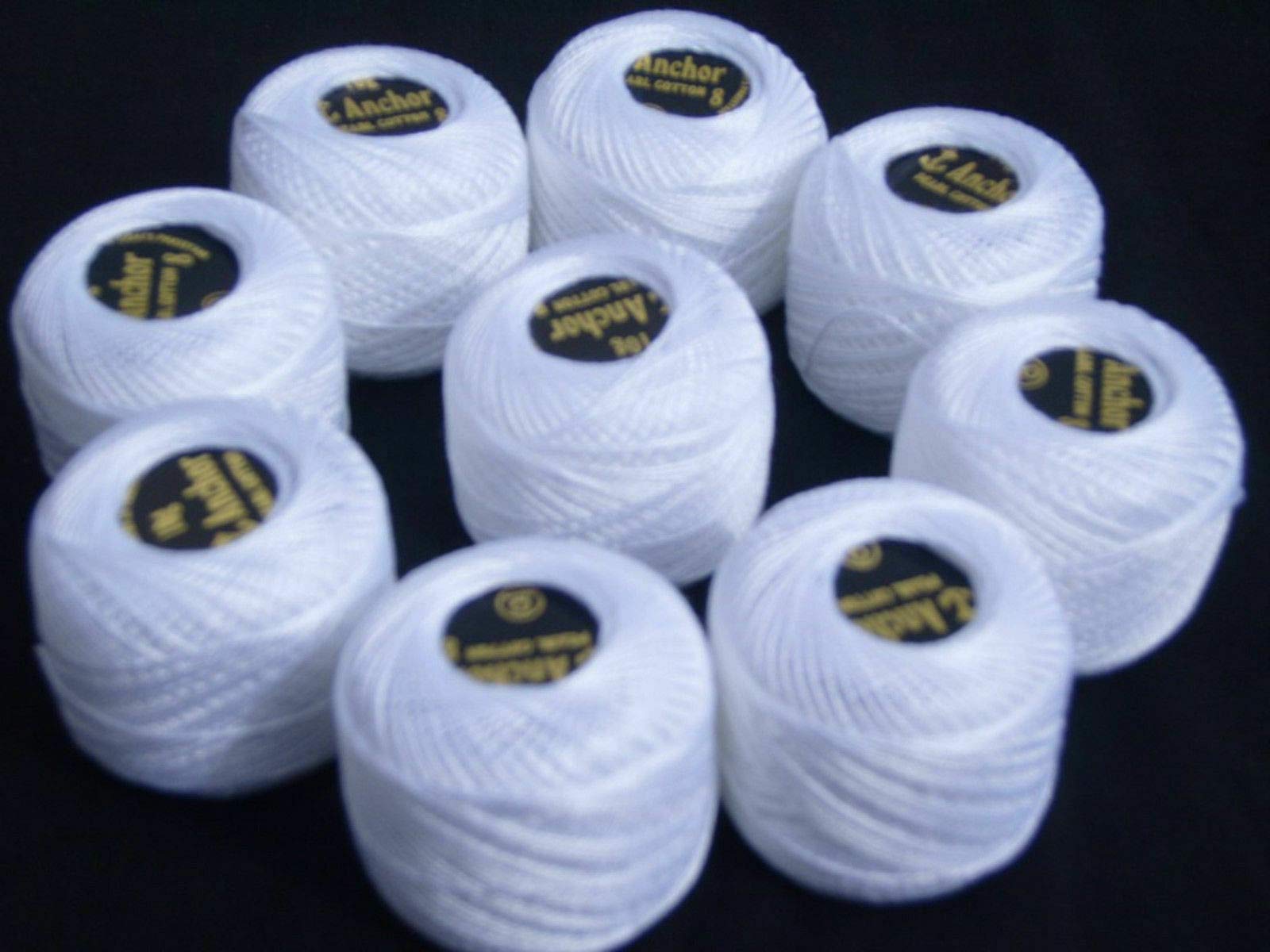 Anchor Skeins Threads 100 Stück Anker Garnknäuel Baumwolle 100% Anzahl 6ª Standard High Qualität UK Anchor Skeins Threads 100 Stück Anker Garnknäuel Baumwolle 100% Anzahl 6ª Standard High Qualität UK von Anchor