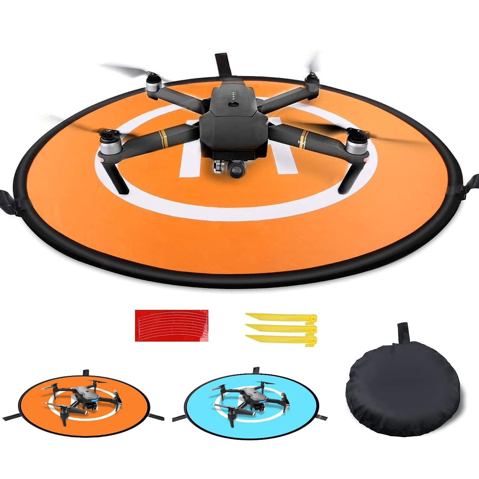 Anevios Drohnen Landeplatz 55cm Universal Doppelseitiger Wasserdichter Drohne Landeplattform Zubehör Anwendbar für DJI Mini 2/Mini 3 Pro/Air 2S/FPV/Mavic Air 2/Holy Stone/RC Drones/Helicopters usw Anevios Drohnen Landeplatz 55cm Universal Doppelseitiger Wasserdichter Drohne Landeplattform Zubehör Anwendbar für DJI Mini 2/Mini 3 Pro/Air 2S/FPV/Mavic Air 2/Holy Stone/RC Drones/Helicopters usw von Anevios