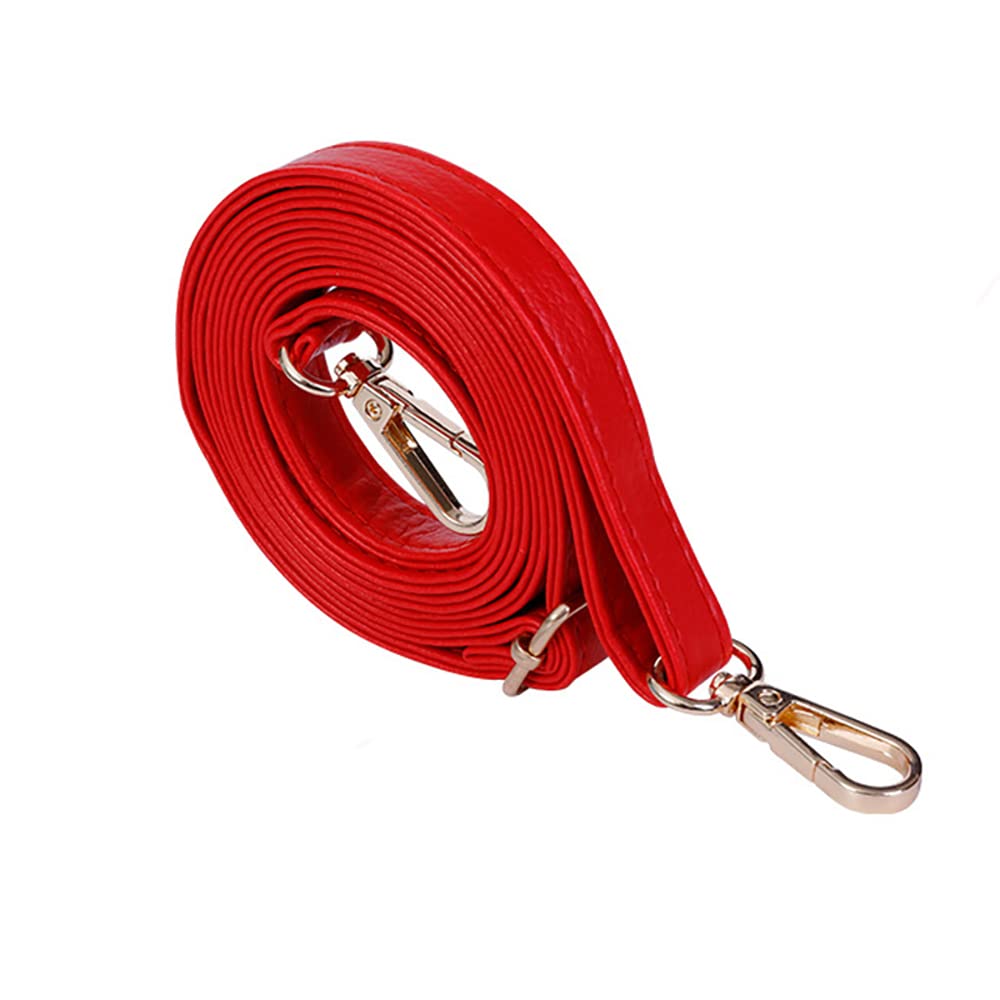 PU Verstellbarer Schultergurt, Leder Schultergurt Breit 1,45cm Taschengurt Lang 140 cm Taschengurte, Ersatztaschen Gurt Schulterriemen Zubehör für Crossbody bag, Umhängetasche,Rot PU Verstellbarer Schultergurt, Leder Schultergurt Breit 1,45cm Taschengurt Lang 140 cm Taschengurte, Ersatztaschen Gurt Schulterriemen Zubehör für Crossbody bag, Umhängetasche,Rot von Anevous