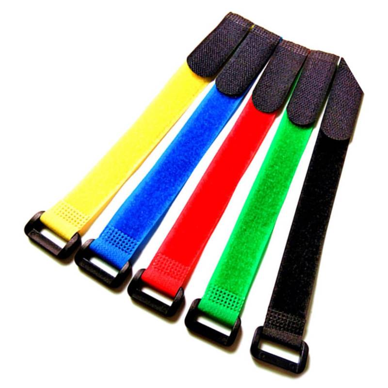 Angoily 24Stücke Klettband Riemen Aufkleber Vielseitige Bindegurte Für Kofferpacken Kabelorganisation Und DIY Projekte Umweltfreundliches Material von Angoily
